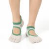 Lucky Beige Green Grip Socks – Thumb Toe 4 | Thumb Toe