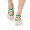 Lucky Beige Green Grip Socks – Thumb Toe 3 | Thumb Toe