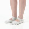 Foggy White Grip Socks – Thumb Toe 6 | Thumb Toe