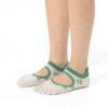 Lucky Beige Green Grip Socks – Thumb Toe 6 | Thumb Toe