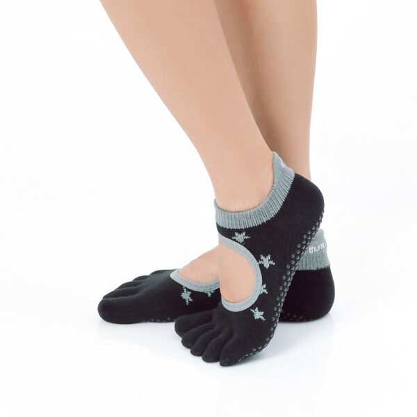 Space Black Grip Socks – Thumb Toe 7 | Thumb Toe