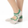 Lucky Beige Green Grip Socks – Thumb Toe 7 | Thumb Toe